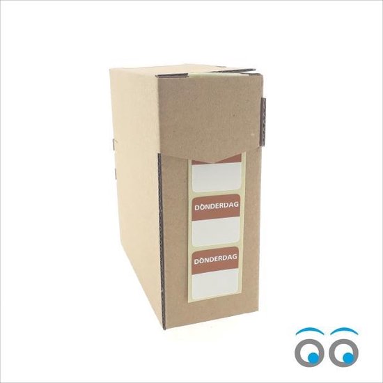 Codeer etiketten - Sticker - Horeca- Donderdag - 500 stuks - Dag