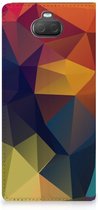 Stand Case Sony Xperia 10+ Polygon Color