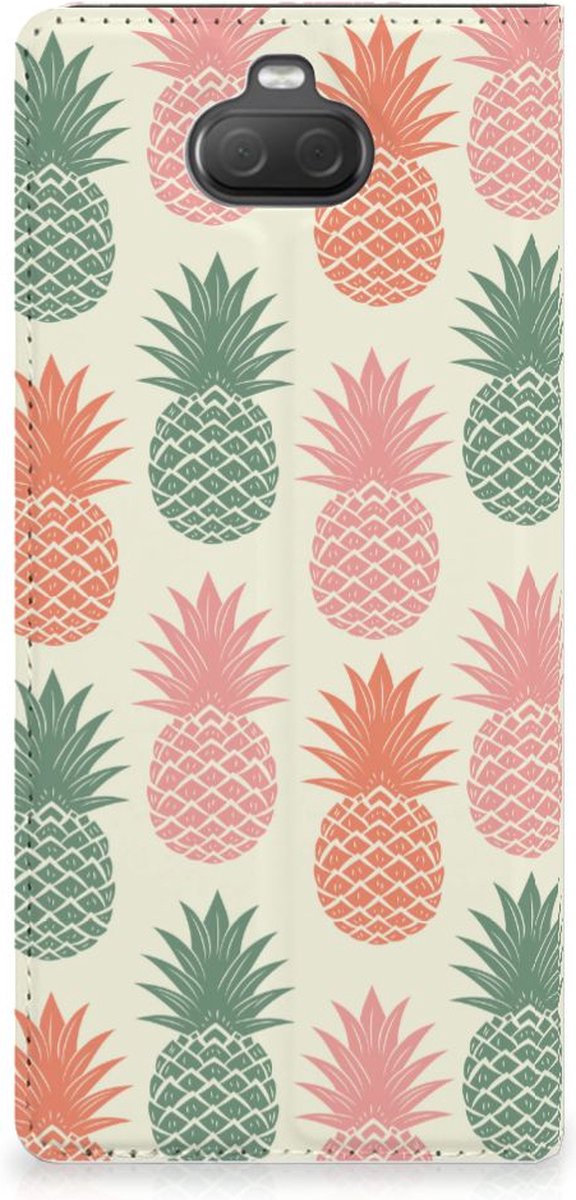 Sony Xperia 10 Plus Flip Style Cover Ananas
