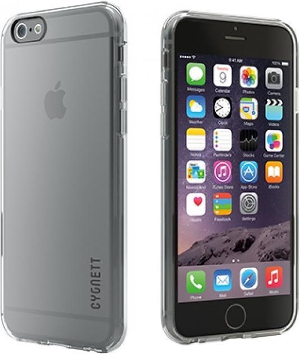 Cygnett AeroShield Crystal Cover voor Apple iPhone 6/6s Plus - Zwart