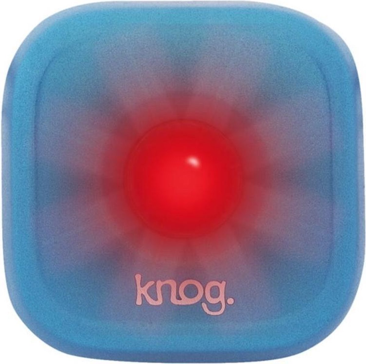 Knog Blinder fietsverlichting 1 rode led, standaard blauw