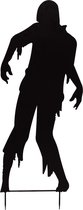 Europalms - Halloween - Decoratie - Versiering - Accesoires - Silhouette Metal Zombie Man 135cm