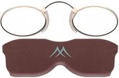 Montana Nose Reader Leesbril Ovaal Goud +3,50