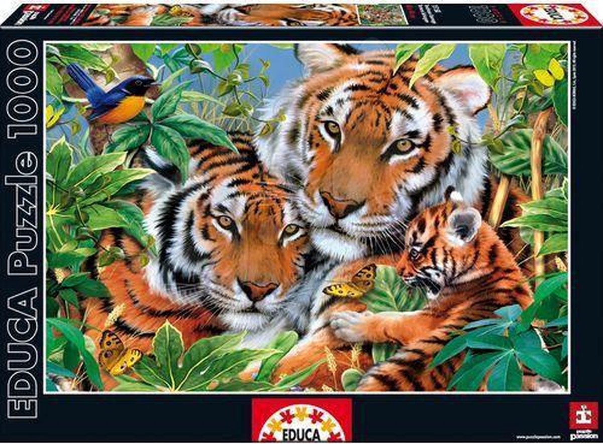 Legpuzzel - 1000 Stukjes - Wild Tenderness - Educa Puzzel