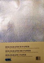 Holografisch A4 Papier - Sneeuwvlok - 21 x 29,7cm - 50 Vellen - Voor het maken van prachtige kaarten, scrapbook of andere creatieve objecten