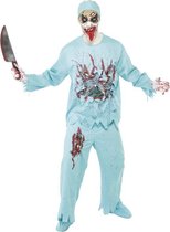 Zombie Dokter Chirurg kostuum - Halloween outfit voor heren maat L-XL