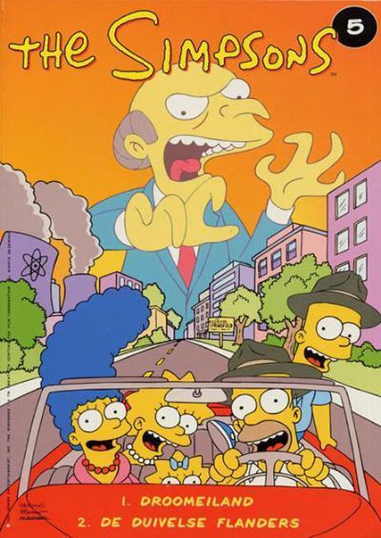 Cover van het boek 'Simpsons: 005 Het Droomeiland / De Duivelse Flanders'