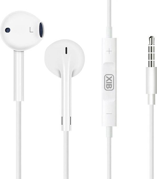 Assortiment Refrein toevoegen Oortjes 3.5mm jack - universele headset oortjes met bediening - voor Apple  iPhone & Sa | bol.com