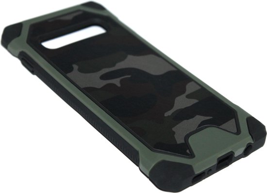 Camouflage hoesje groen Geschikt voor Samsung Galaxy S10e