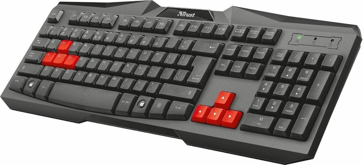 Trust Ziva | Gaming Keyboard | USB |Toetsenbordindeling: SPAANS QWERTY