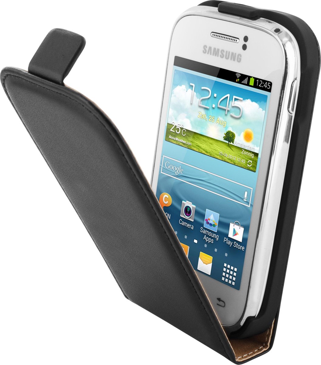 Mobiparts Essential Flip Case Samsung Galaxy Young Black