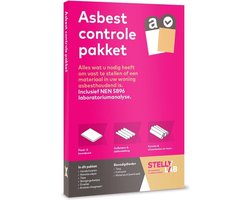 Asbest controle pakket voor het testen van materialen op asbest - inclusief analyse conform NEN 5896