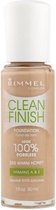 Rimmel London Clean Finish Foundation - 350 Warm Honey