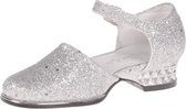 Galaschoen Meisjes zilver met glitters & sterren-23
