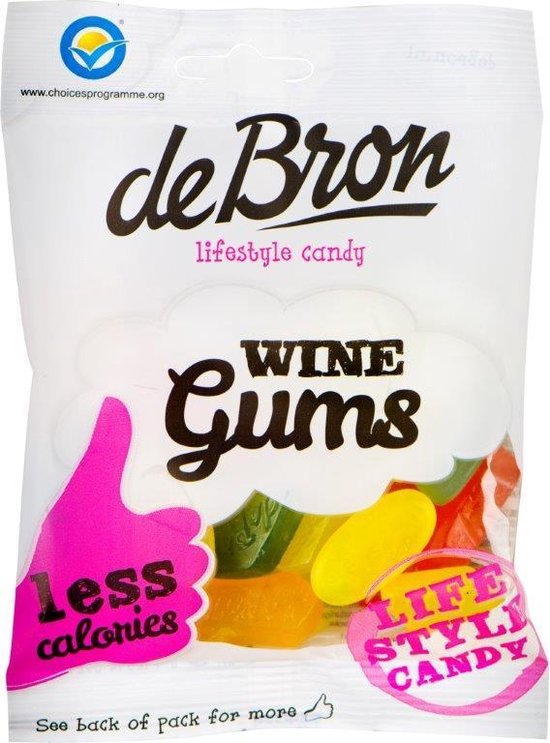 De Bron Lifestyle Candy Wine Gums Less Calories bol