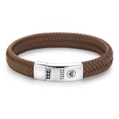Rebel&Rose armband - Braided Oval - Handsome In Khaki XL (23CM)