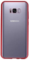 Rood Transparant Magnetisch Back Cover Hoesje voor Samsung Galaxy S8 Plus