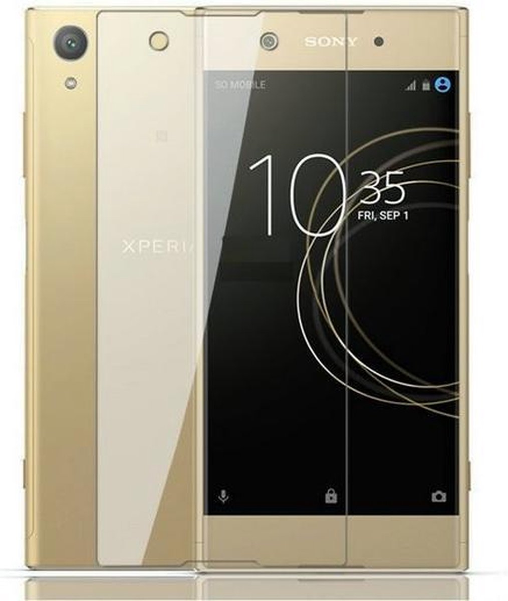 Tempered glass / Gehard Glazen Screenprotector Geschikt voor Sony Xperia XA1 Plus