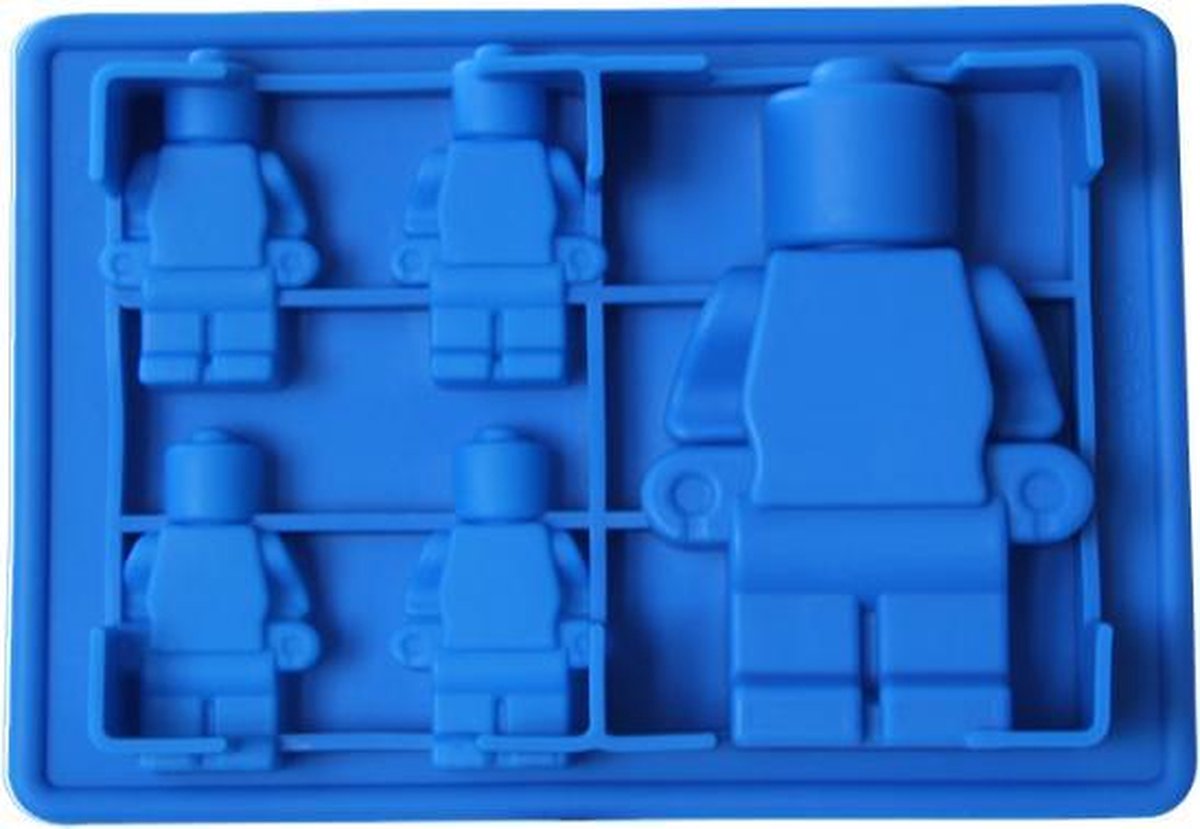 Bruidegom Maxim Document 3 Pack - Siliconen mal snoep/chocolade/ijsblokken - Lego blokmannetjes  minifiguren | bol.com