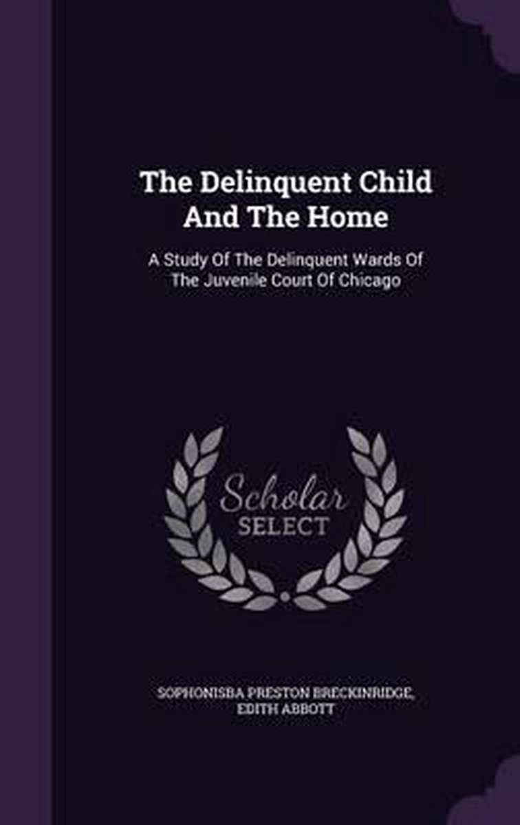 The Delinquent Child And The Home van Sophonisba Preston Breckinridge