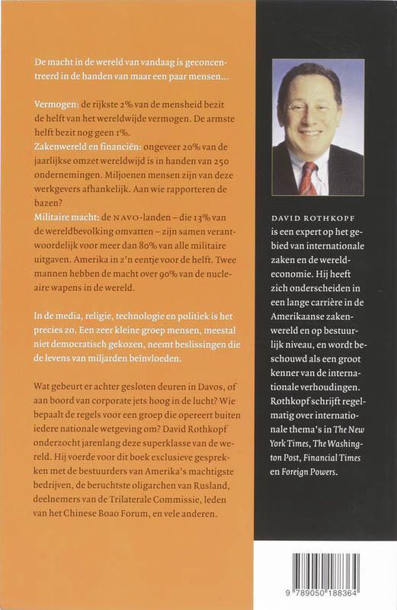 De Superklasse - back cover