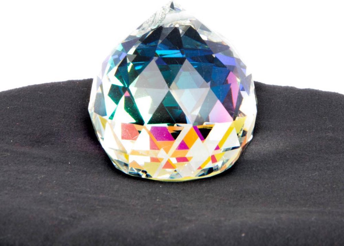 Regenboogkristal - bol -transparant - AAA kwaliteit - 3 cm
