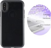 BackCover Layer TPU + PC Hoesje voor Apple iPhone X/Xs Zwart