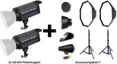 Bresser flitsset: 2x CD-600 Actiepakket 1
