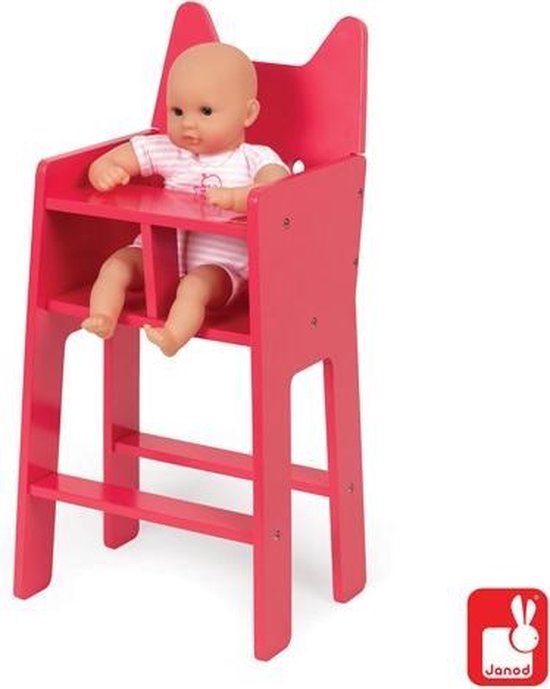 Houden voordat Uitlijnen Janod Babycat Poppen Kinderstoel (hout) | bol.com