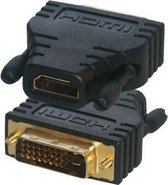 MCL Adapter DVI-D to HDMI Zwart