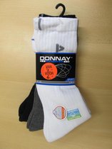 Donnay molecule 3 pack mixed colours, maat 35 - 40