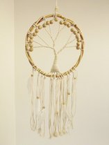 Dromenvanger Levensboom - Dreamcatcher Tree of Life - Ø 40 cm - Bamboe/Touw