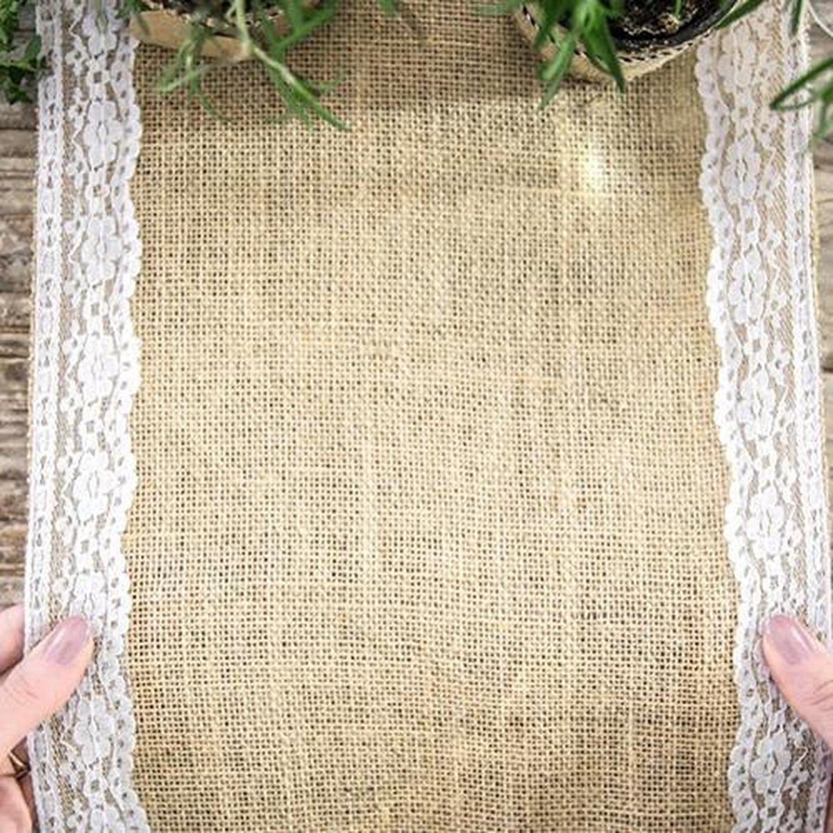 Jute stof Picasso 2,75m x 28cm