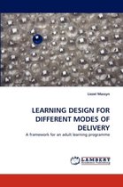 Learning Design for Different Modes of Delivery