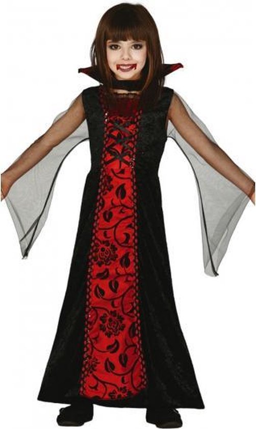 piek Banzai Onvoorziene omstandigheden Halloween Rode vampieren kleed voor meisjes 140-152 (10-12 jaar) | bol.com