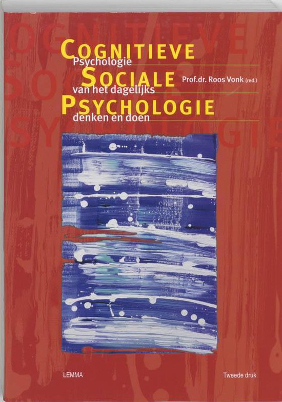 Cover van het boek 'Cognitieve sociale psychologie / druk 2'
