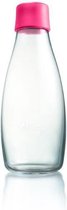 Retap Waterfles - Glas - 0,5 l - Roze