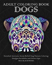 Adult Coloring Book Dogs