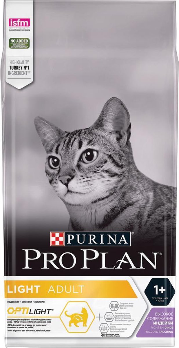 Pro Plan Pro Plan Adult Light - Kattenvoer - Rijk aan Kalkoen - 3 kg
