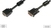 ASSMANN Electronic DVI(24+5) - HD15 2m DVI-I VGA (D-Sub) Zwart