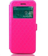 Shop4 - iPhone Xs Hoesje - Window View Case Diamond Series Roze