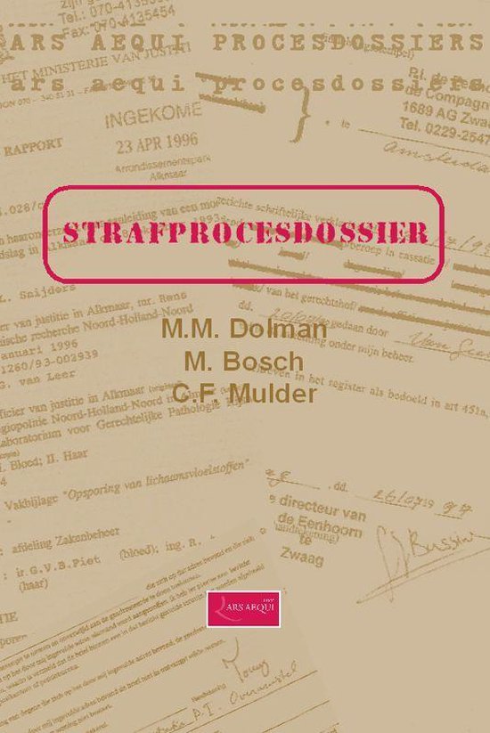 Cover van het boek 'Strafprocesdossier / druk 1' van M. Bosch en M.M. Dolman