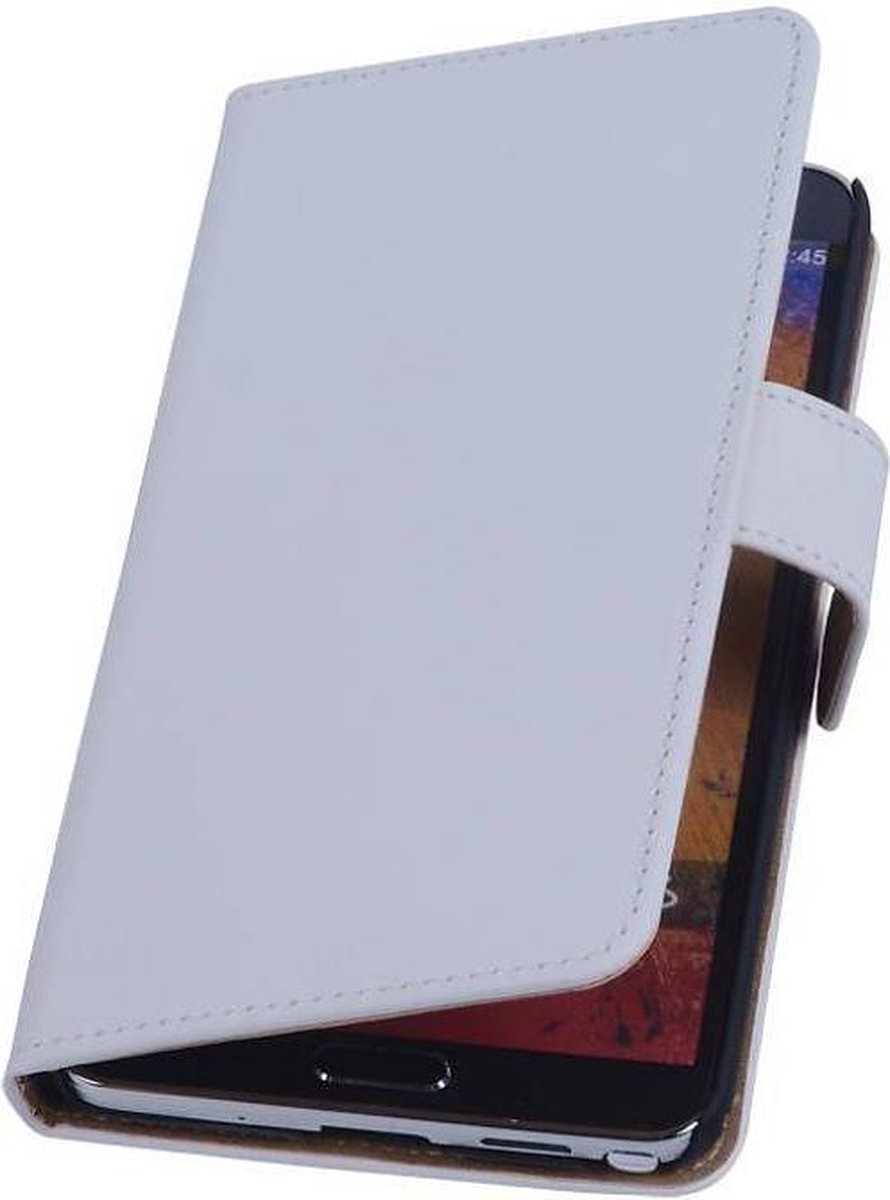 Bookstyle Wallet Case Hoesjes Geschikt voor Samsung Galaxy Note 3 N9000 Wit