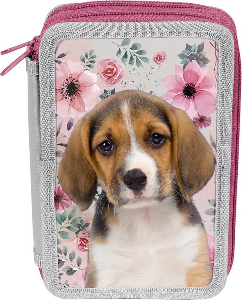 Animal Pictures Beagle - Leeg Etui - Multi