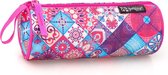Delbag - Etui Rond - Flower - voor Meisjes - 21 cm