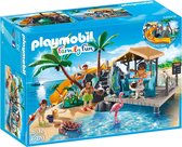 PLAYMOBIL Family Fun Vakantie-eiland met strandbar - 6979