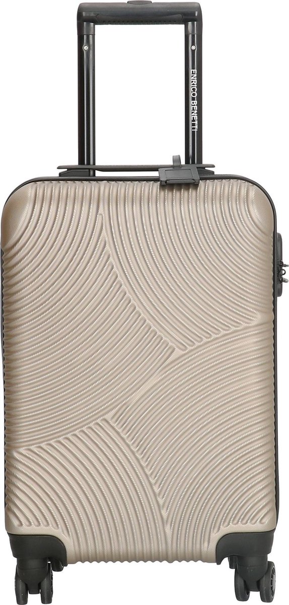 Enrico Benetti Handbagage koffer LouisvilleHoogte 52 cm - champagne