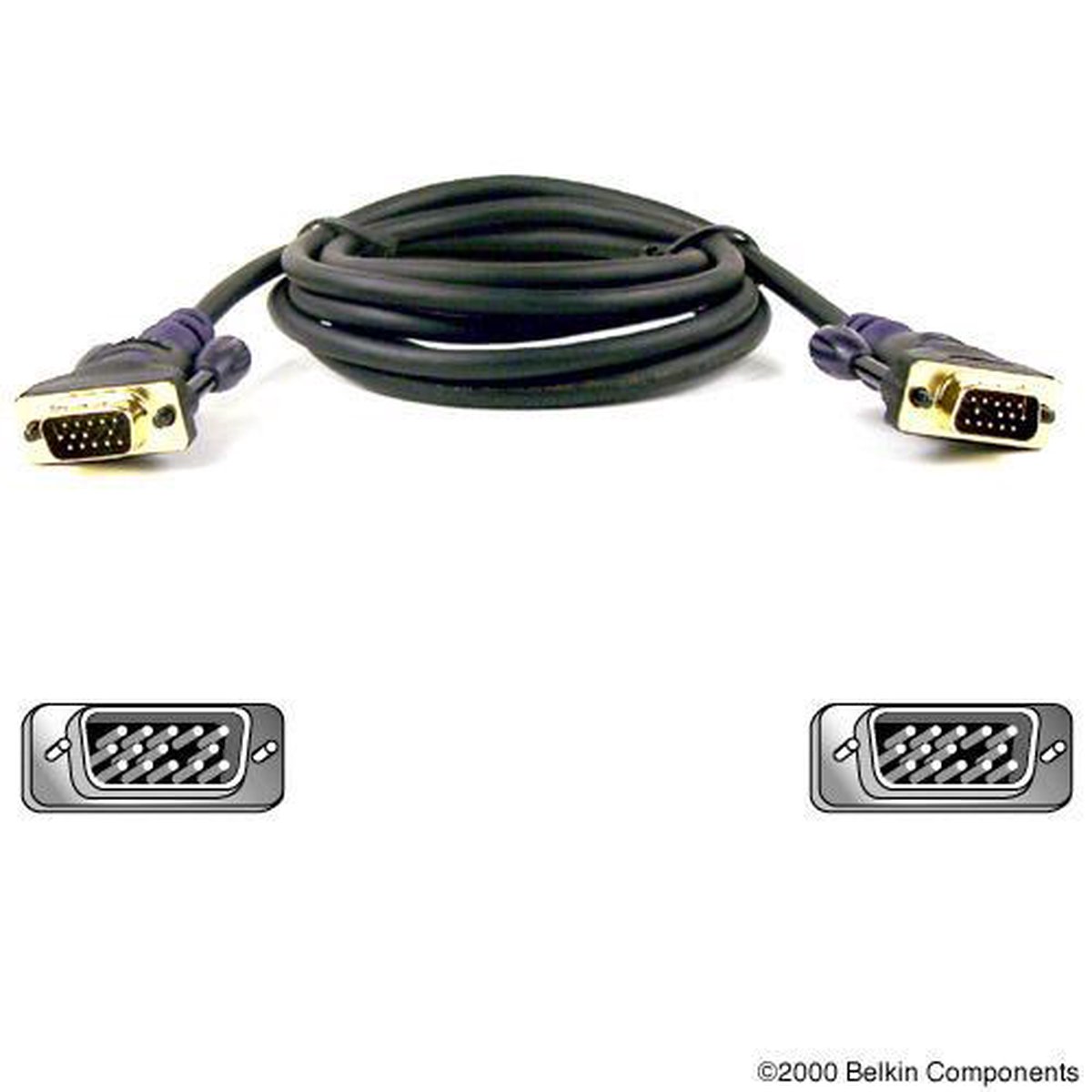 VGA Monitor Rplcmt Cable HDDB15M 1.8M