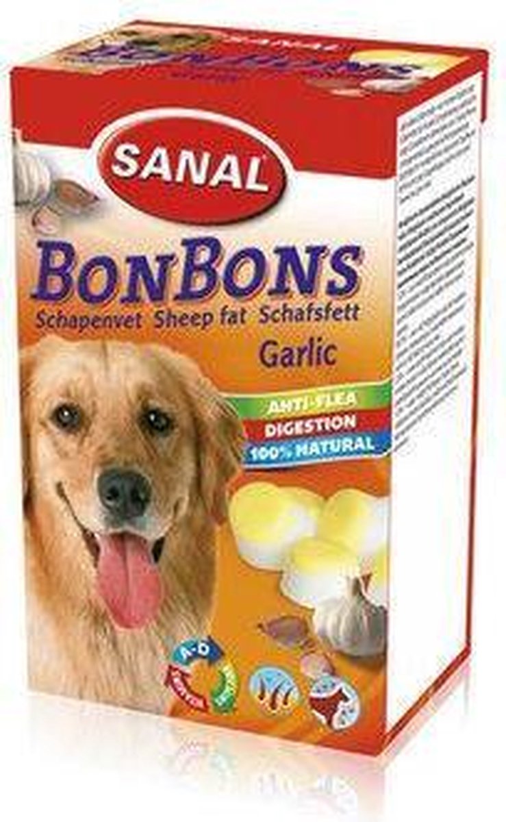 Sanal schapenvet - bonbons knoflook 150g