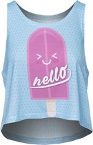 Zumprema - Hello Ice - Crop Top - Blauw